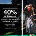 En Cloe 40% de descuento en la segunda pieza en toda la tienda