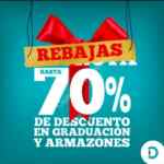 En Devlyn rebajas por fin de temporada de hasta 70% de descuento en lentes y armazones