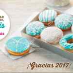 En Dunkin Donuts promoción de Fin de Año 2017: media docena GRATIS en la compra de 1 docena de donas