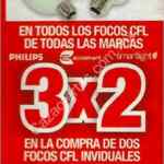 En Home Depot 3x2 en focos individuales