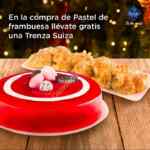 En Sams Club trenza suiza Gratis en la compra de un pastel de frambuesa