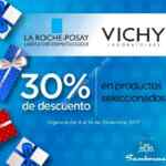 En Sanborns 30% de descuento en dermocosméticos Vichy y La Roche-Posay