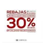 En zapaterías Emyco rebajas de invierno de 30% de descuento en calzado