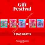 Gift Festival Natural Scents: 5x3 y 3x2 en productos