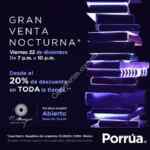 Gran Venta Nocturna Librería Porrúa 22 de diciembre: Desde 20% de descuento en toda la tienda