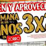 Promoción Zorro Abarrotero Semana de los Vinos: 3x2 en vinos y licores