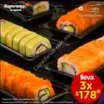 Sushirama en Superama 7 de diciembre: 3 rollos por $178