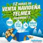Venta Navideña Tienda Telmex 13 de diciembre: descuentos + MSI + cargo a recibo Telmex