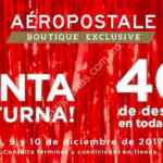 Venta Nocturna Aeropostale: 40% de descuento en toda la tienda del 8 al 10 de diciembre