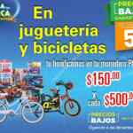 Promoción Comercial Mexicana Juguetería y bicicletas: $150 de bonificación en puntos Payback por cada $500 de compra