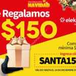 Cupón de Navidad Elektra online $150 de descuento en compras de $600