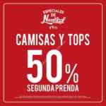 Especiales de Navidad Hang Ten: segundo a mitad de precio en camisas, tops y sandalias