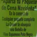Promoción La Comer Cenas Navideñas: botella de vino espumoso gratis al comprar un paquete