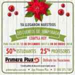 Descuentos para estudiantes y maestros en vacaciones de Navidad con autobuses Primera Plus