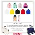 En Sears Maleta deportiva de regalo en la compra de cualquier fragancia Lacoste