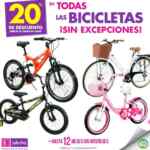 En Suburbia 20% de descuento en todas las bicicletas sin excepciones