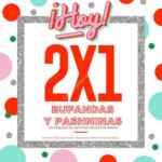 En Todomoda 2x1 en bufandas y pashminas del 1 al 3 de diciembre