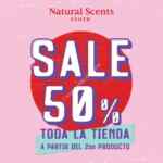 Rebajas Natural Scents: 50% de descuento a partir del segundo producto en toda la tienda