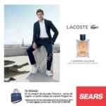 Promoción Lacoste de porta laptop de regalo en la compra de la fragancia L'Homme Lacoste