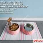 En Petco Seminario de Nutrición "Cómo elegir el mejor alimento para tu mascota" hoy a las 12:00