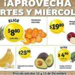 Ofertas Soriana en frutas, verduras y Recompensas del Día 12 al 15 de diciembre