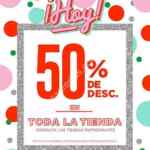 En Todomoda 50% de descuento en toda la tienda este 23y 24 de diciembre