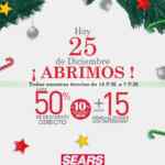 Venta Especial Sears 25 de diciembre: Hasta 50% de descuento + hasta 15 msi
