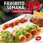 En Vips Favorito de la Semana 25 de diciembre: tacos dorados a $69 pesos