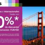 Hasta 50% de descuento en viajes nacionales e internacionales en 2018 por Volaris