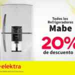 20% de descuento en todos los refrigeradores Mabe en Elektra
