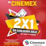 Cupón Cinemex Año Nuevo 2018: 2x1 en todas las salas del lunes a domingo esta semana