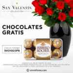 Código Enviaflores chocolates Ferrero Rocher de regalo en pedidos de la colección San Valentín