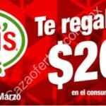 Cupones de descuento de hasta $300 en restaurantes Chilis, Portón, PF Changs, Italiannis y CPK