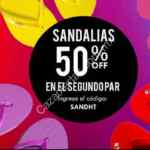 Cupón Hang Ten segundo par de sandalias a mitad de precio