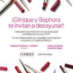 Desayuno de Sephora y Clinique Gratis este sábado 27 de enero