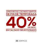 Descuentos de fin de temporada Emyco: Hasta 40% de descuento
