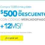 En Best Buy $500 de descuento en compras de $2,000 + 12 MSI con Mercado Pago