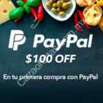 En Cornershop $100 de descuento en tu primera compra pagando con Paypal