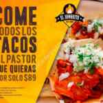 En El Sonorita todos los tacos al pastor que puedas comer por $89