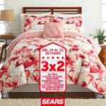 En Sears 3x2 en ropa de cama, edredones, paquetes de cama, colchas, sábanas y más