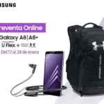 Preventa Samsung A8 y A8+: Gratis audífonos U Flex y backpack Under Armour