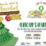 Promoción Africam Safari cupón 2x1 al donar un árbol de Navidad