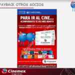 Promoción Cinemex Payback: 2x1 de lunes a domingo con cualquier monedero