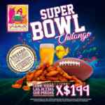 Promoción La Chilanguita Super Bowl: Todas las alitas y cervezas que puedas por $199
