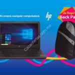 Promoción de Año Nuevo Compudabo: backpack gratis en la compra de una computadora HP