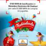 Promoción de Reyes Magos Chedraui Santander: $100 en monedero por cada $1,000 en juguetes