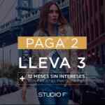 Promoción inicio de año Studio F: 3x2 en prendas seleccionadas