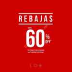 Segundas rebajas LOB: ahora hasta 60% de descuento