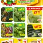 Ofertas Bodega Aurrerá en frutas y verduras Tianguis de Mamá Lucha del 12 al 18 de enero