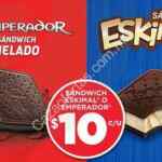 En Círculo K sandwich helado Eskimal o Emperador a $10 pesos